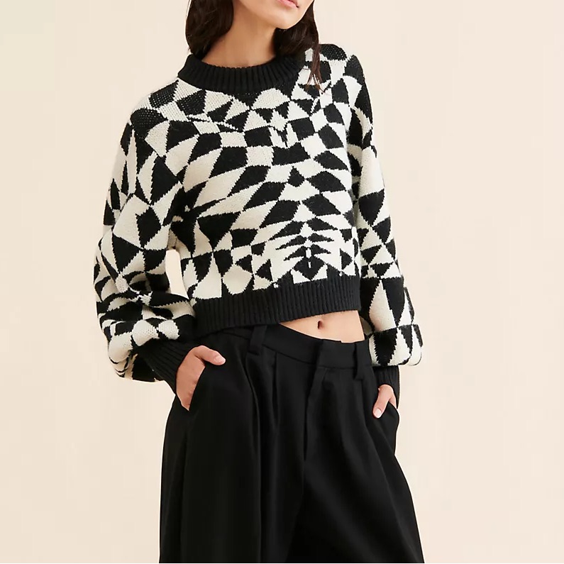Farm Rio Deco Knit Sweater